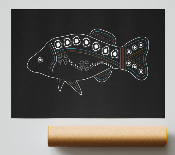Aboriginal Fish 2 Poster