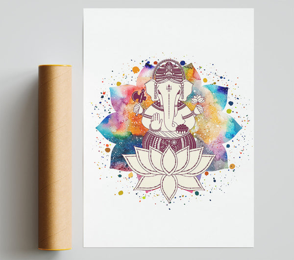 Hindu God Ganesha 3 Print