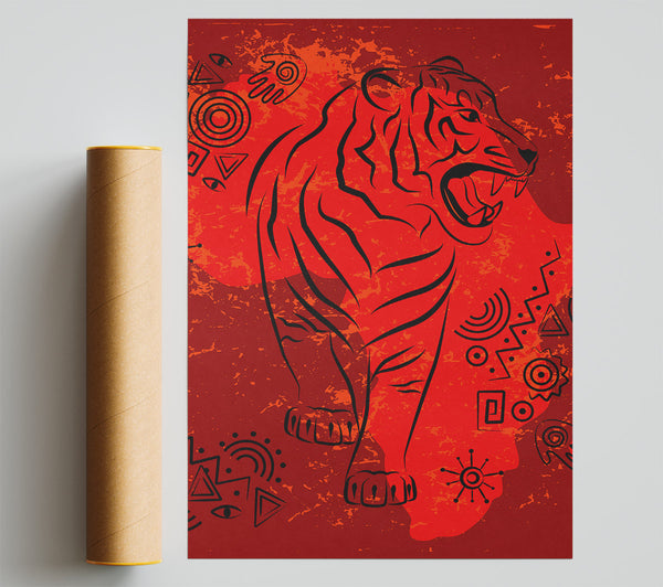 Indian Tiger Print