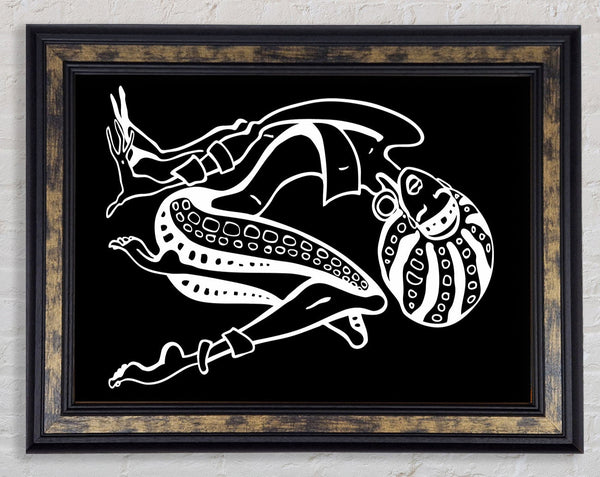 African Tribal Art 17 Framed Print