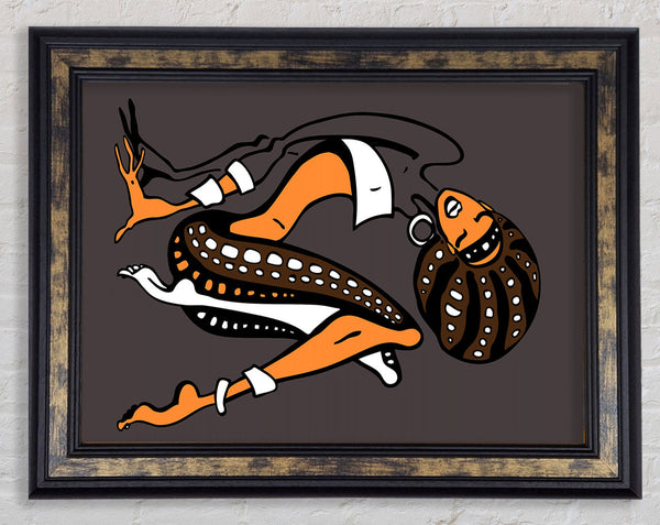 African Tribal Art 16 Framed Print