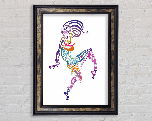 African Tribal Art 19 Framed Print