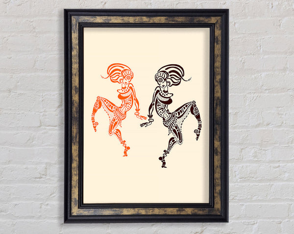 African Tribal Art 20 Framed Print