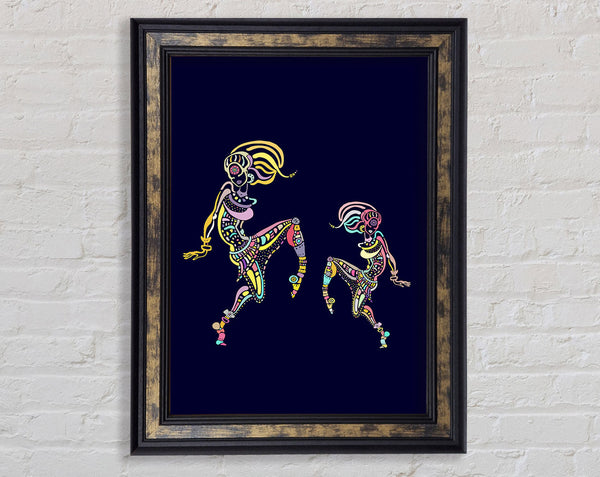 African Tribal Art 21 Framed Print