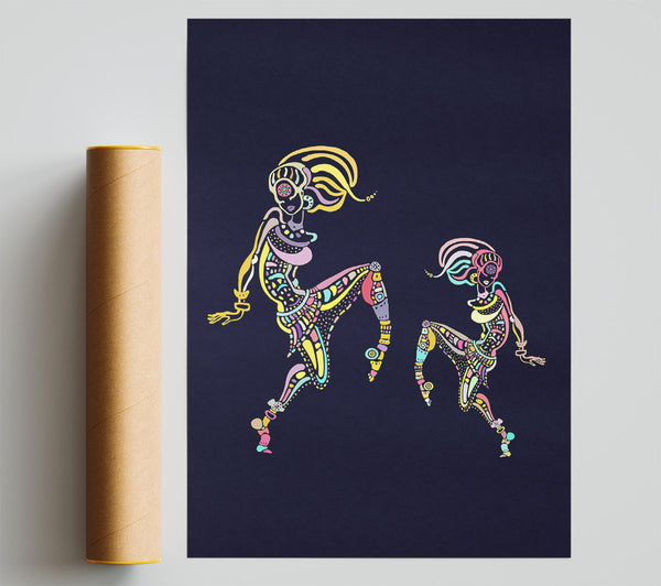 African Tribal Art 21 Poster