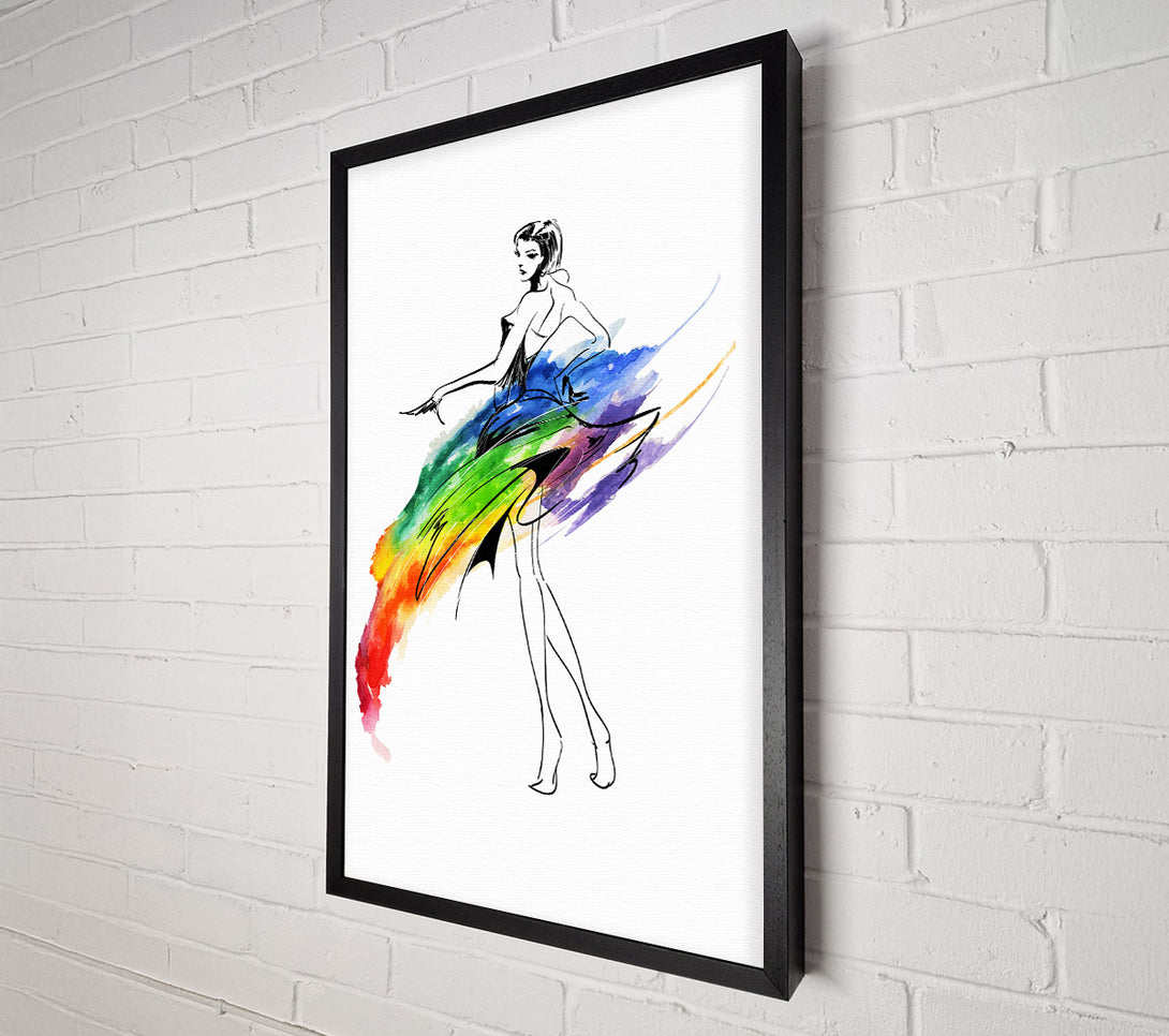  A Canvas Print of Designer Colour 1 Canvas Wall Art