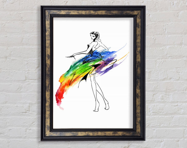 Designer Colour 1 Framed Print