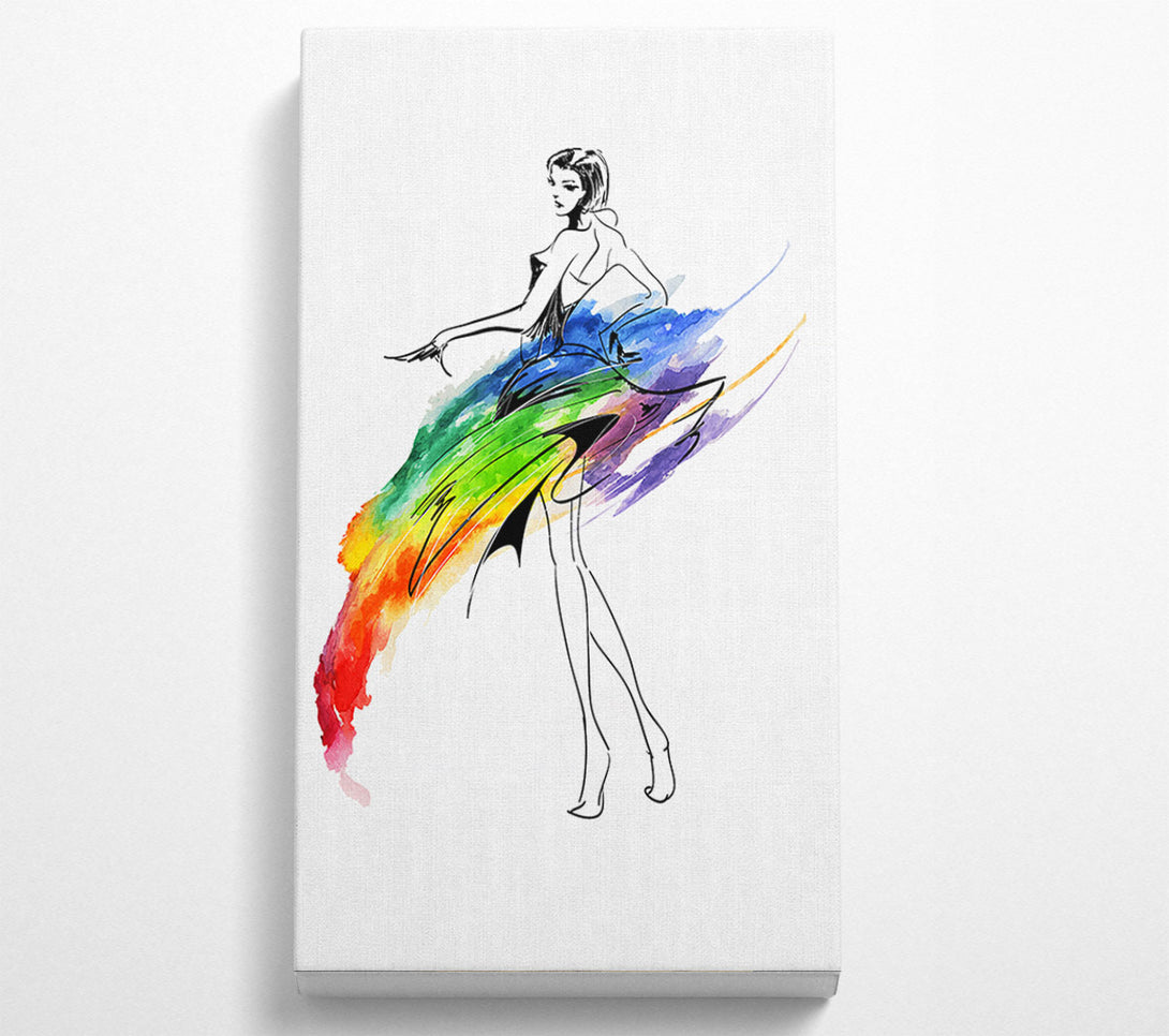  A Canvas Print of Designer Colour 1 Canvas Wall Art