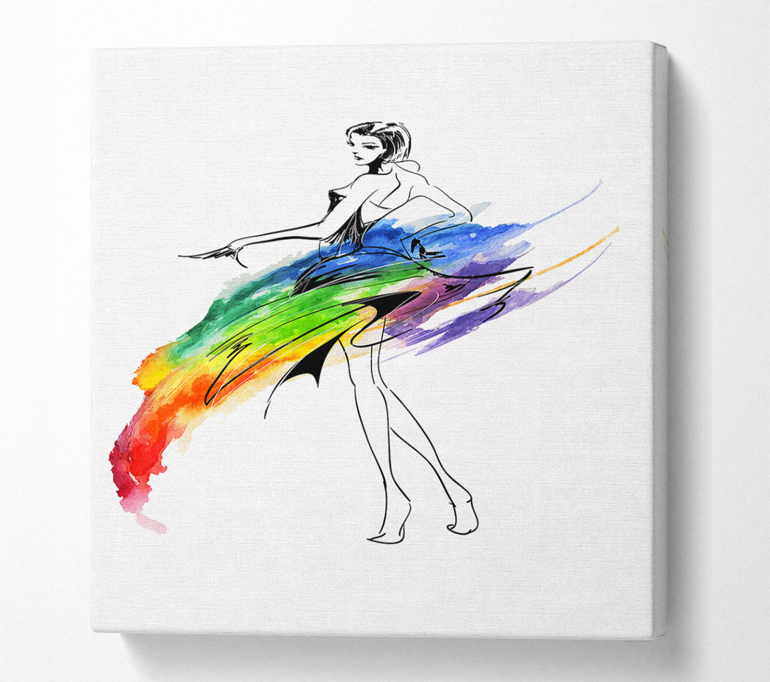  A Canvas Print of Designer Colour 1 Canvas Wall Art