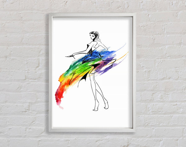 Designer Colour 1 Framed Print