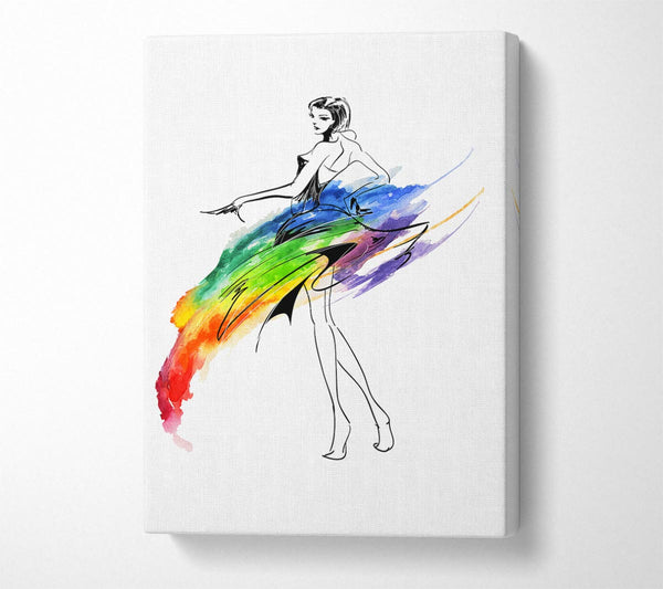  A Canvas Print of Designer Colour 1 Canvas Wall Art