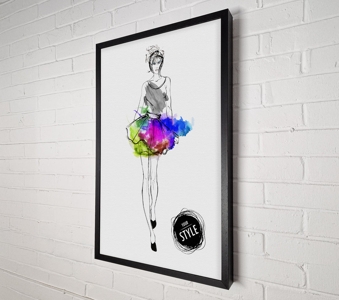  A Canvas Print of Designer Colour 2 Canvas Print
