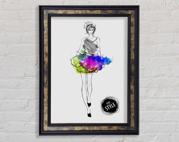 Designer Colour 2 Framed Print