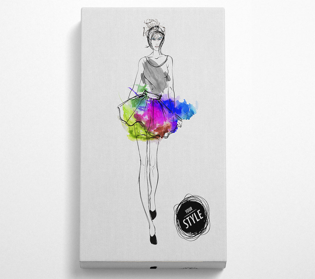  A Canvas Print of Designer Colour 2 Canvas Print