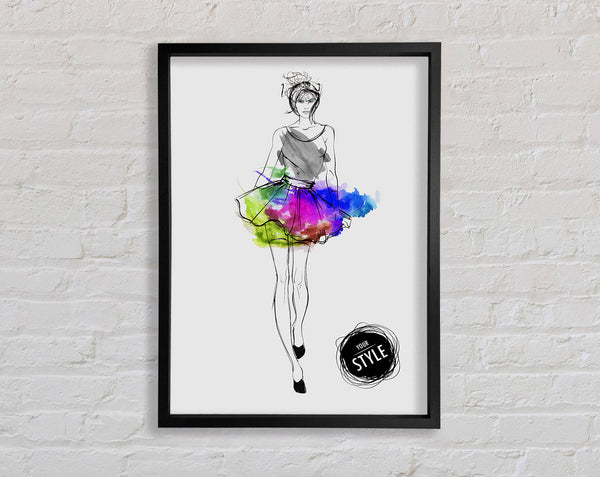 Designer Colour 2 Framed Print