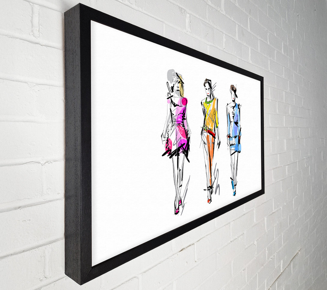  A Canvas Print of Designer Colour 3 Canvas Print