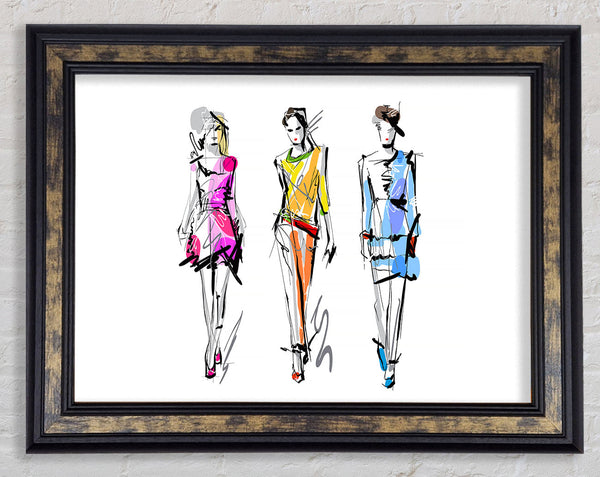 Designer Colour 3 Framed Print