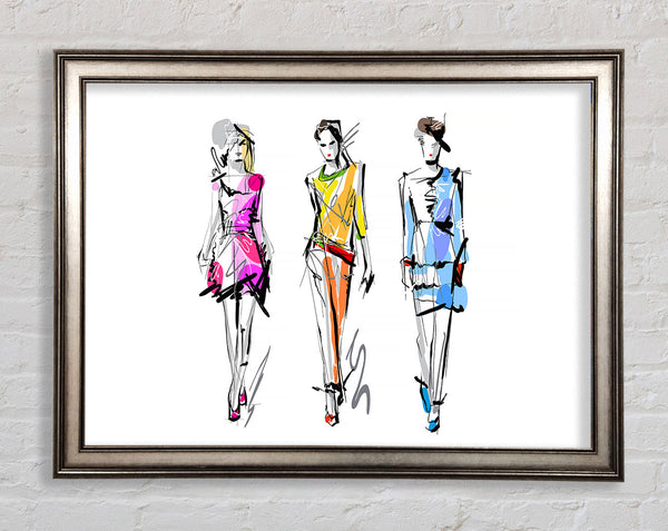 Designer Colour 3 Framed Print