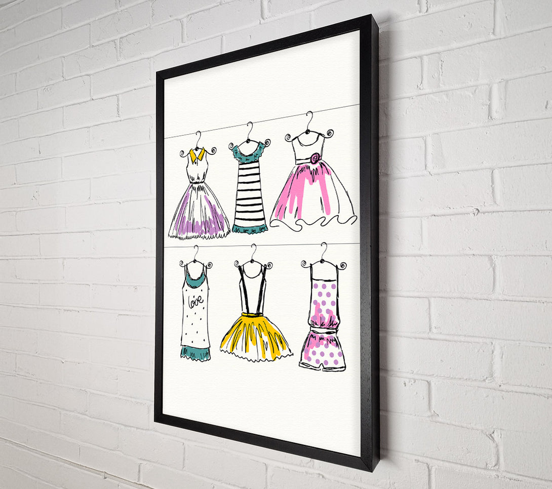  A Canvas Print of What Too Wear Canvas Wall Art