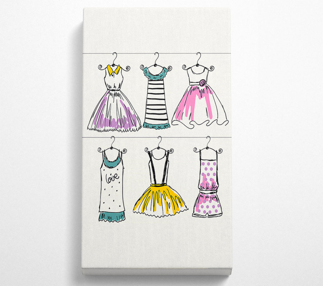  A Canvas Print of What Too Wear Canvas Wall Art
