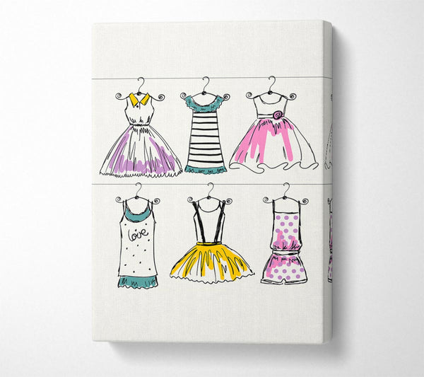  A Canvas Print of What Too Wear Canvas Wall Art