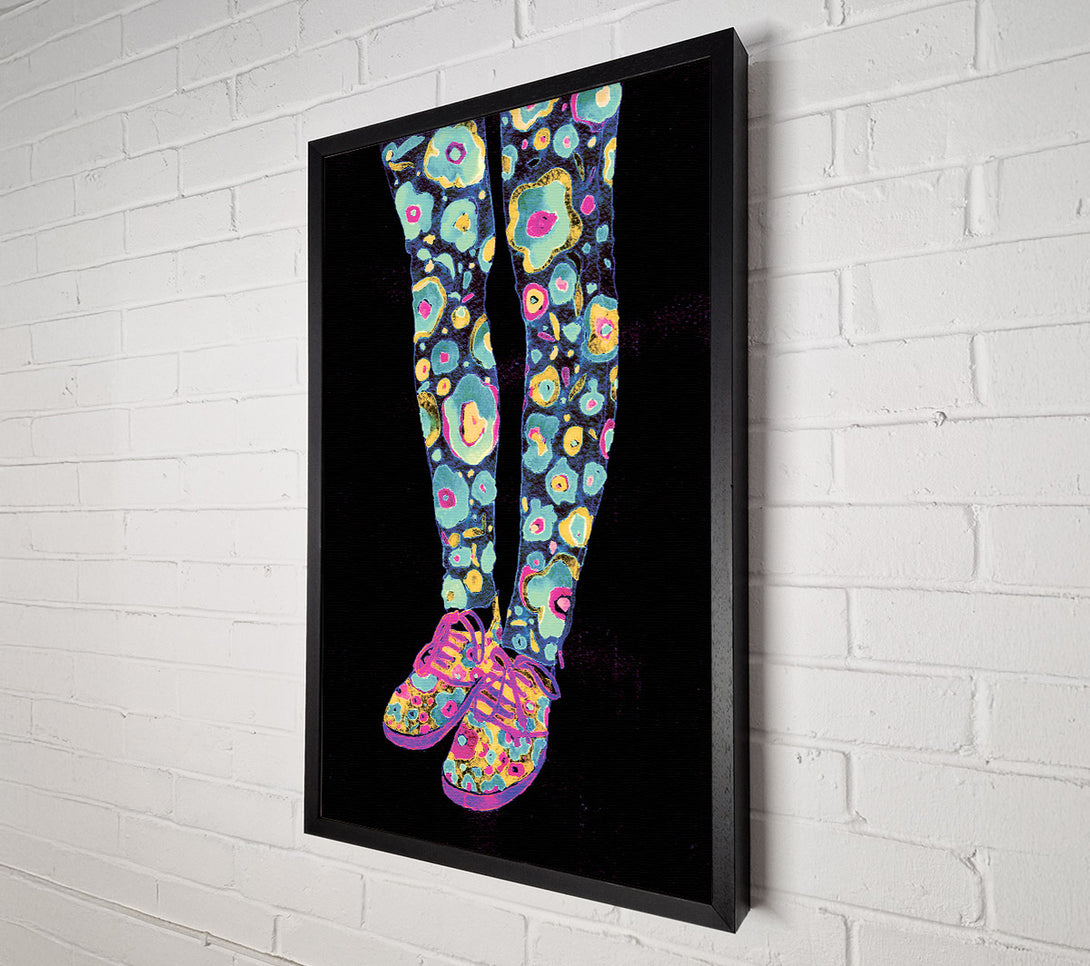  A Canvas Print of Flower Power Legs Canvas Art