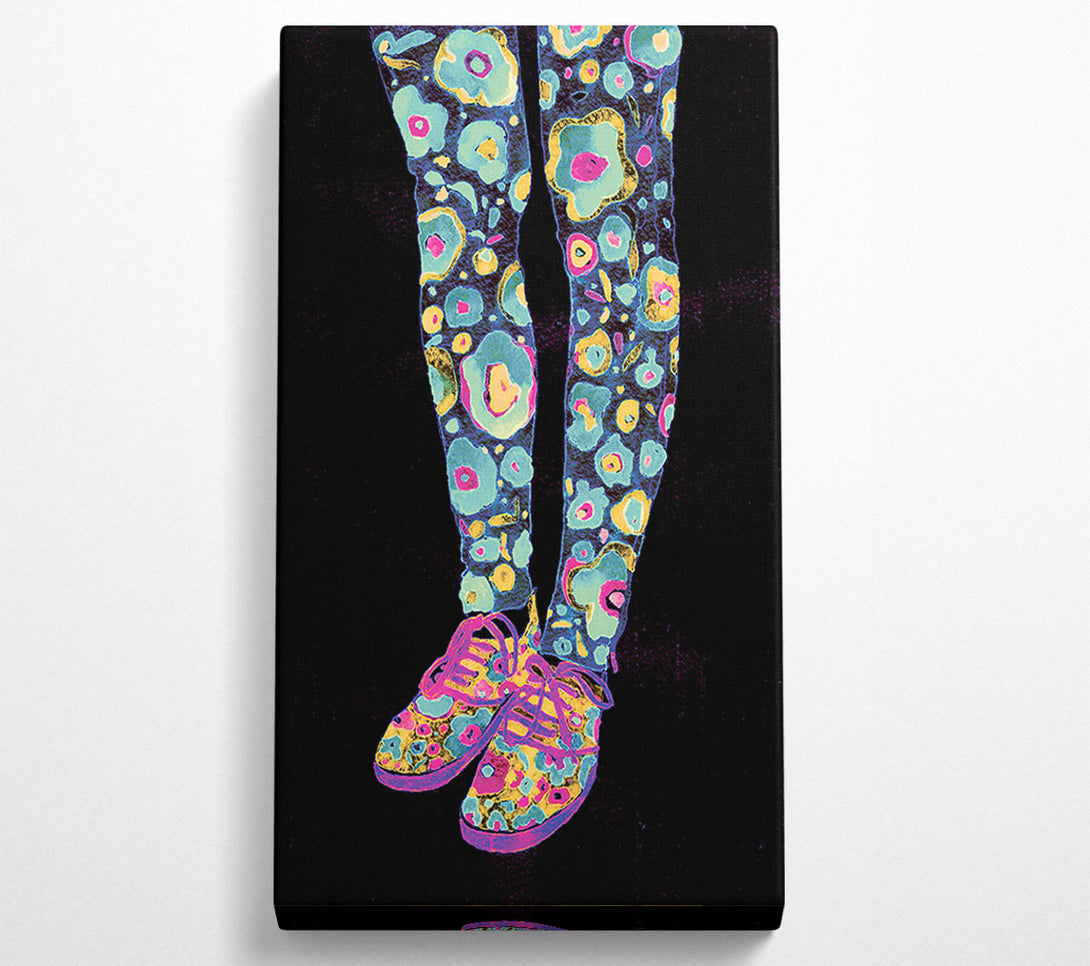  A Canvas Print of Flower Power Legs Canvas Art