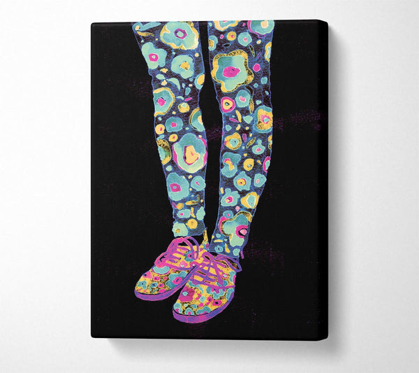  A Canvas Print of Flower Power Legs Canvas Art