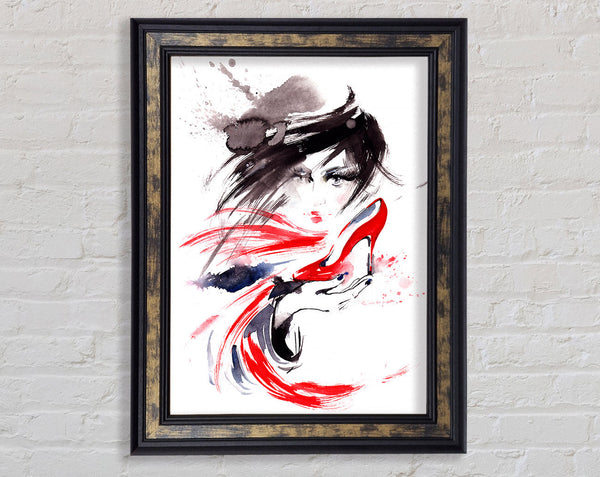 Love Shoes Framed Print