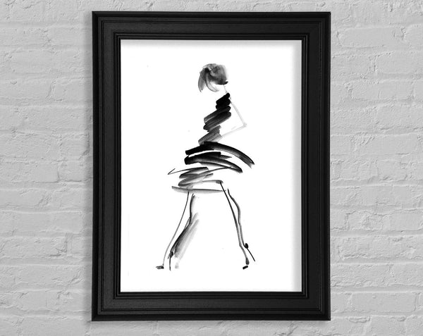 Little Black Dress 2 Framed Print