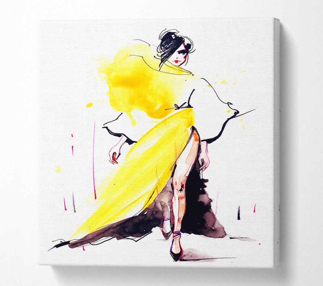  A Canvas Print of Making A Statment Canvas Wall Art