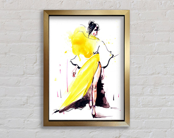 Making A Statment Framed Print