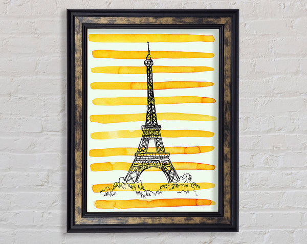 Paris The Capital Of Style Framed Print