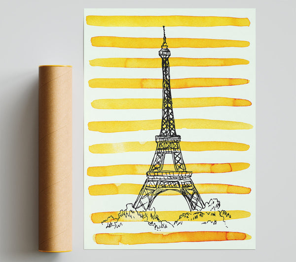 Paris The Capital Of Style Poster