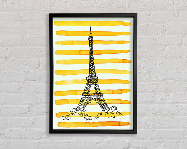 Paris The Capital Of Style Framed Print