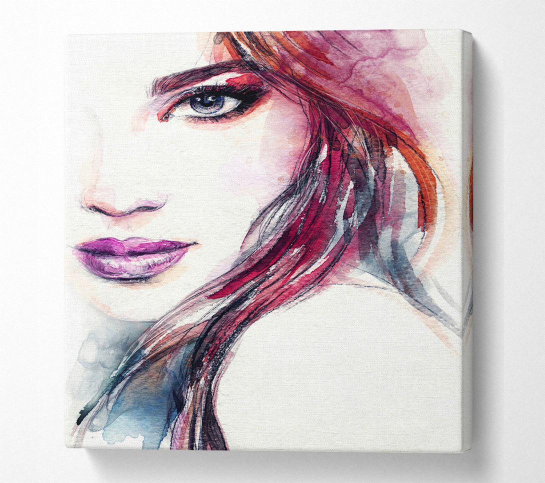  A Canvas Print of First The Look Canvas Art