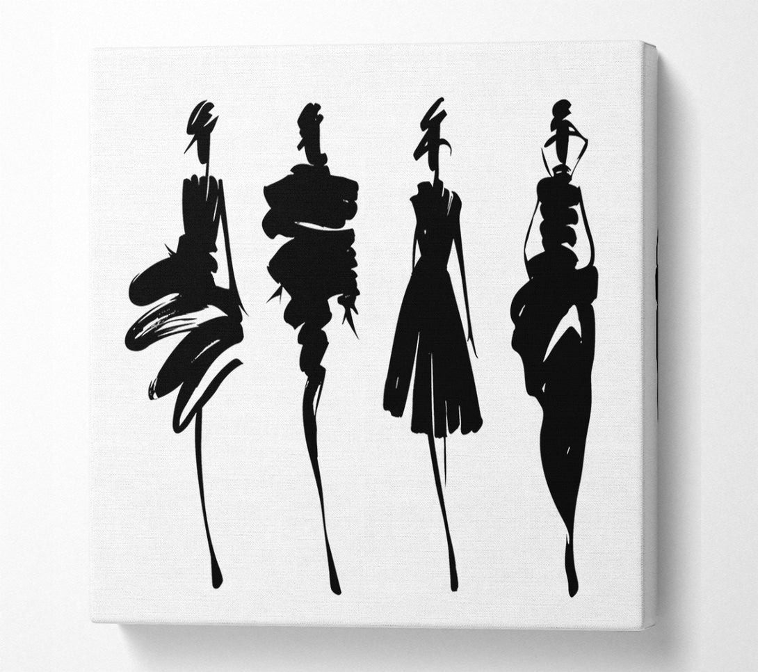  A Canvas Print of All Shapes Canvas Print
