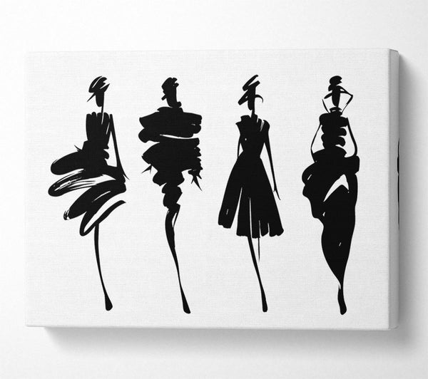  A Canvas Print of All Shapes Canvas Print