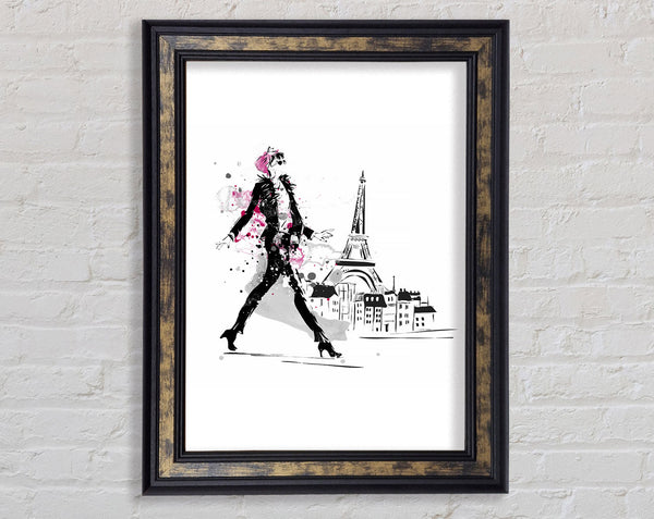 Paris Elegance Framed Print