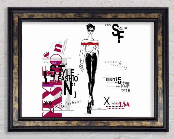 Trend Framed Print