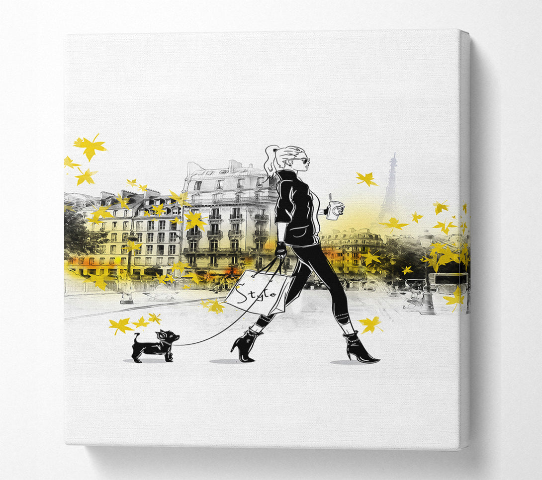  A Canvas Print of Style In The Way You Move Canvas Art