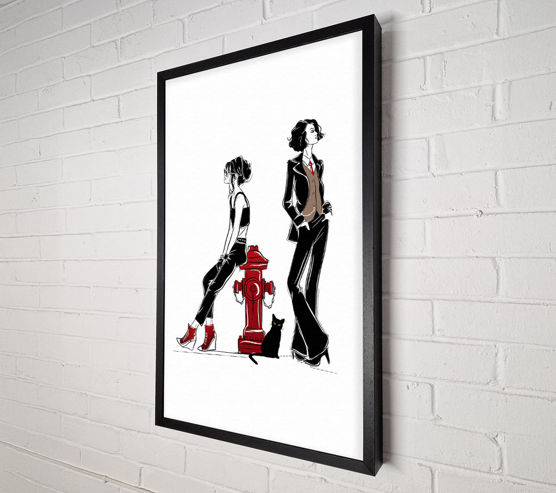  A Canvas Print of Funky Women Canvas Art