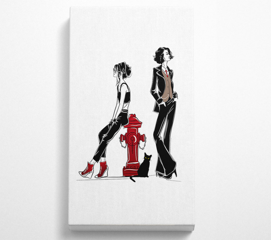  A Canvas Print of Funky Women Canvas Art