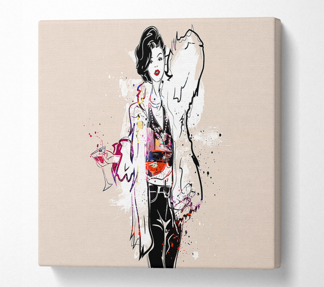  A Canvas Print of Style Splash Canvas Art