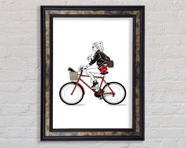 Style Cycle Framed Print