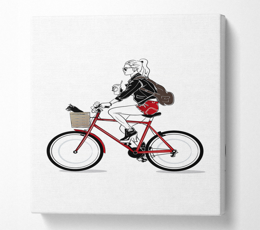  A Canvas Print of Style Cycle Canvas Wall Art