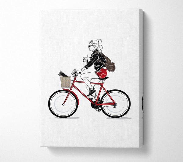  A Canvas Print of Style Cycle Canvas Wall Art