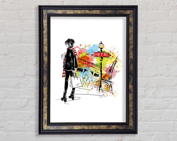Paris Streets 1 Framed Print