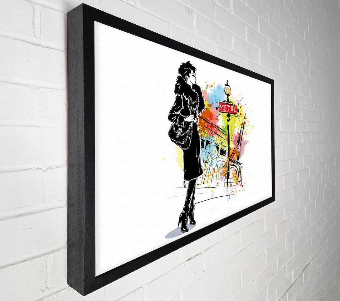  A Canvas Print of Paris Streets 2 Canvas Art