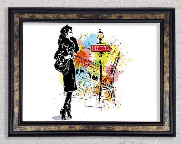 Paris Streets 2 Framed Print